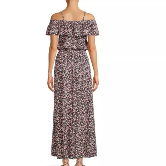 No Boundaries 2 Piece Ruffle Crop Top & Maxi Skirt Set Juniors size L (11-13)! - Picture 3 of 13